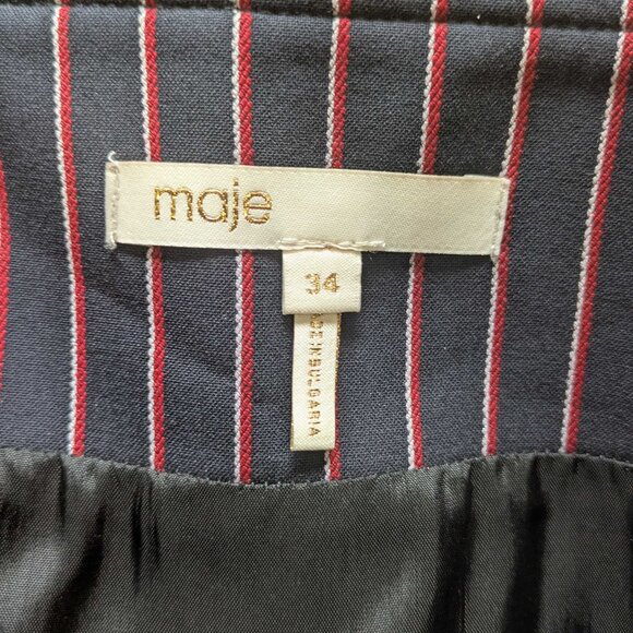 Maje Striped Skort - Picture 6 of 9